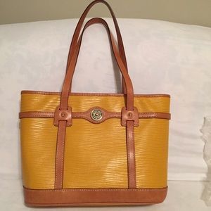 Dooney Sunflower Color Shopper Tote